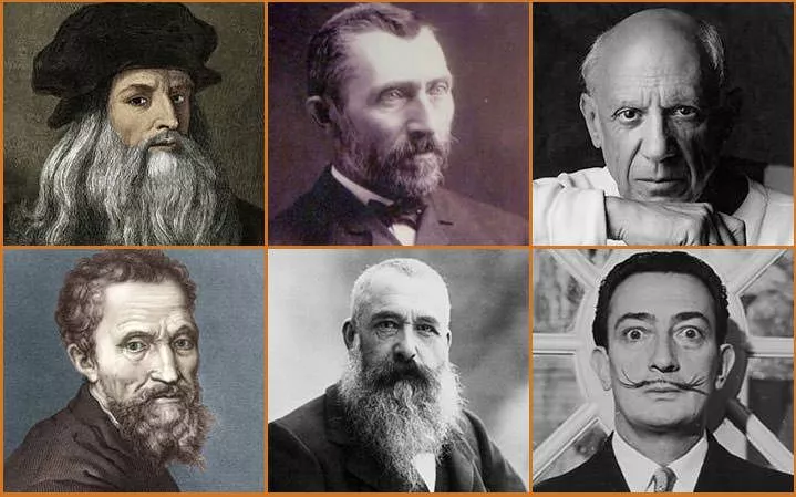 ලෝකයේ ප්‍රසිද්ධ කලාකරුවන් සහ ඔවුන්ගේ නිර්මාණ