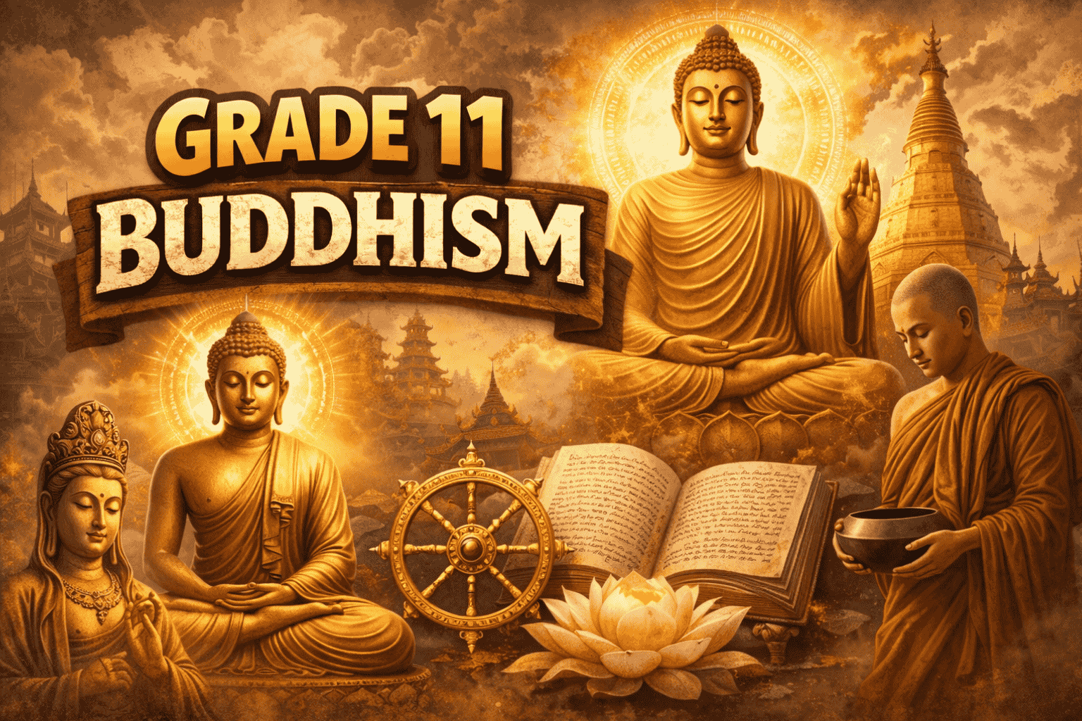 බුද්ධාගම 11 ශ්‍රේණිය විෂය නිර්දේශයට අයත් සියලුම පාඩම්-BUDDHISM GRADE 11